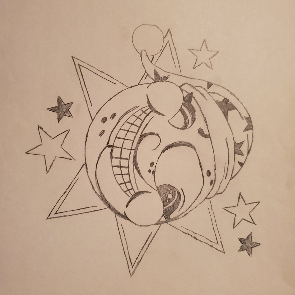 Sundrop/Moondrop drawing! Eclipse in Ruin DLC on FNaF Security Breach